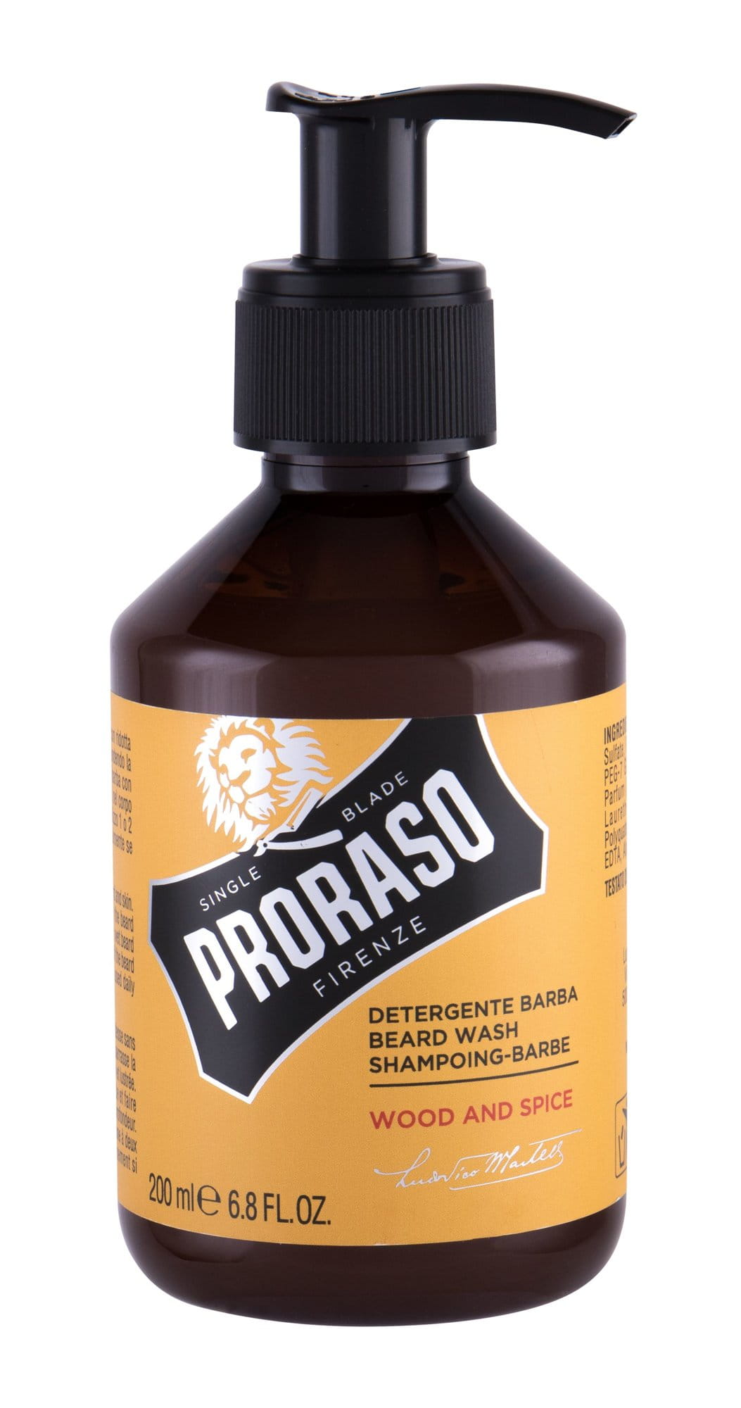 PRORASO Wood & Spice Beard Wash M Szampon do włosów 200ml-231531